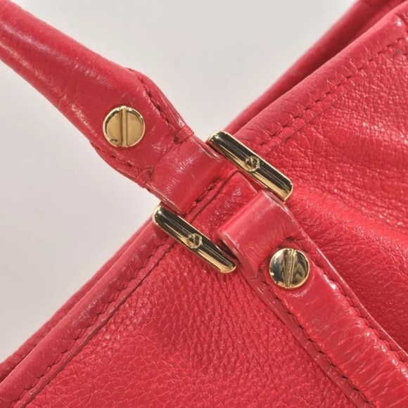 TORY BURCH Carnival Red Amanda Leather 2Way Shoulder/Hobo Tote Bag | PRELOVED ❤️ - Picture 12 of 16